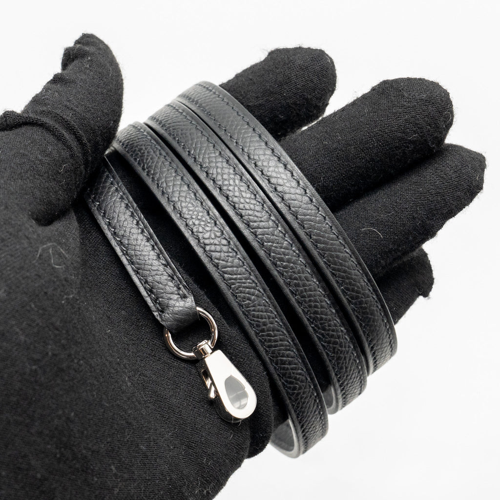 HERMES MINI KELLY II SPECIAL ORDER EPSOM BLACK SHW