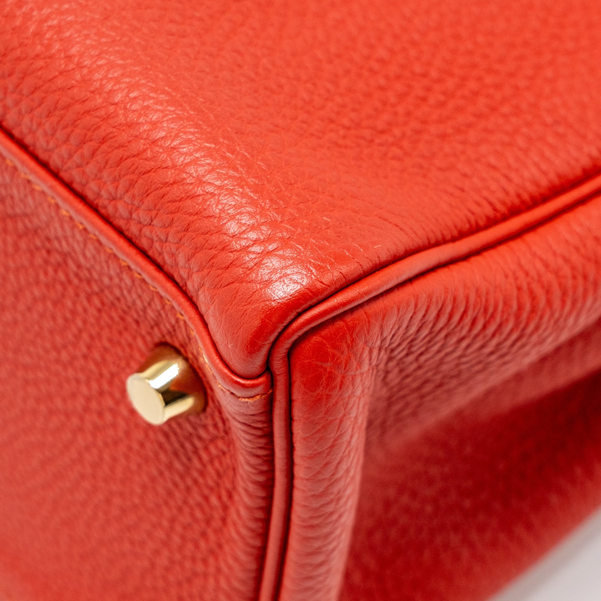 HERMES KELLY 32 TOGO 5E VERMILLION GHW