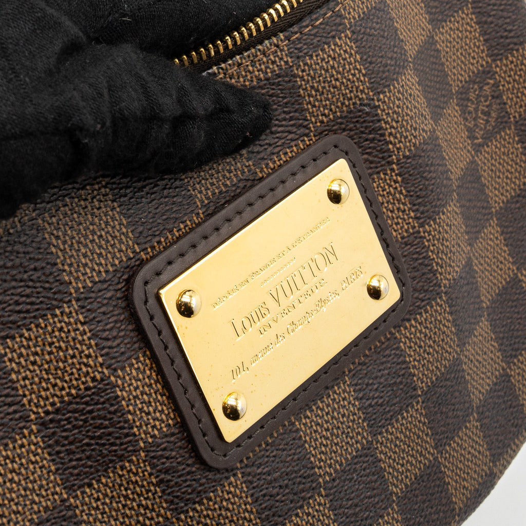 LOUIS VUITTON EVA POCHETTE DAMIER EBENE GHW