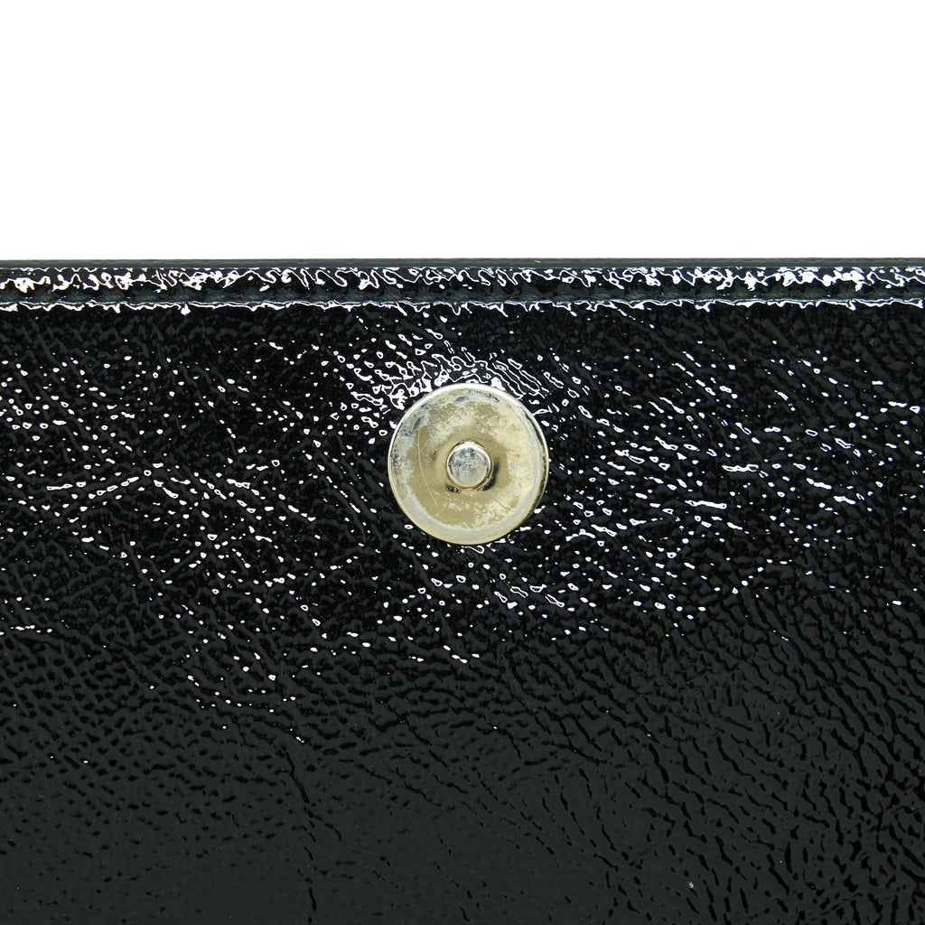 SAINT LAURENT / YSL CLUTCH PATENT BLACK