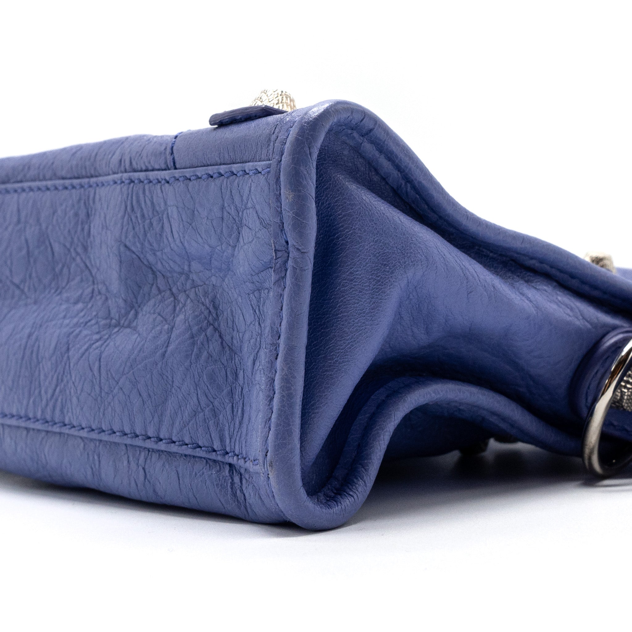 BALENCIAGA MINI CITY BAG LIGHT PURPLE SHW
