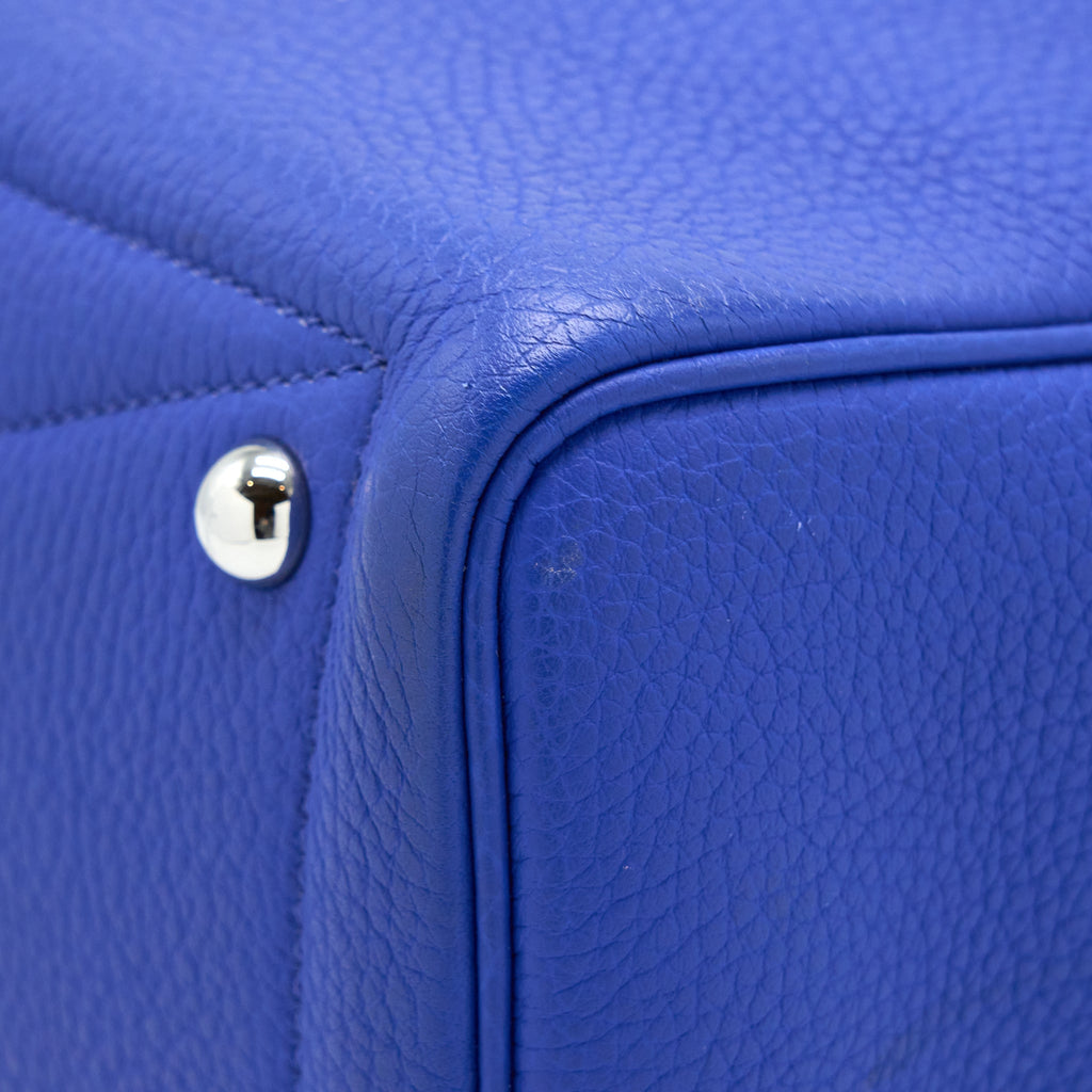 HERMES VICTORIA 35 CLEMENCE ELECTRIC BLUE SHW