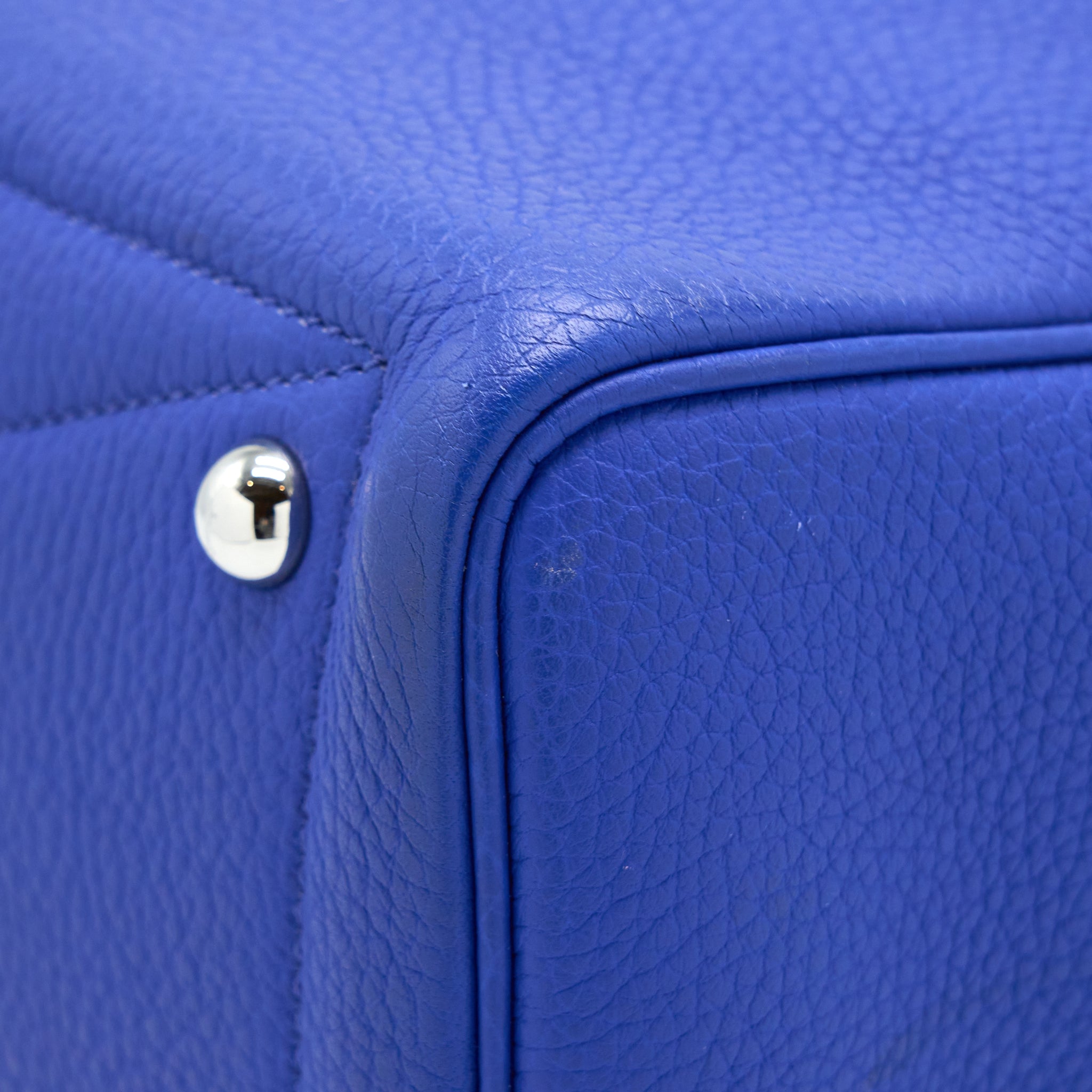 HERMES VICTORIA 35 CLEMENCE ELECTRIC BLUE SHW