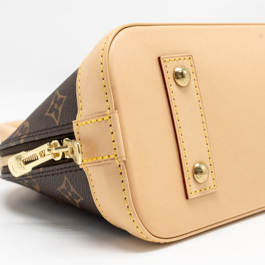 LOUIS VUITTON ALMA BB MONOGRAM CANVAS GHW