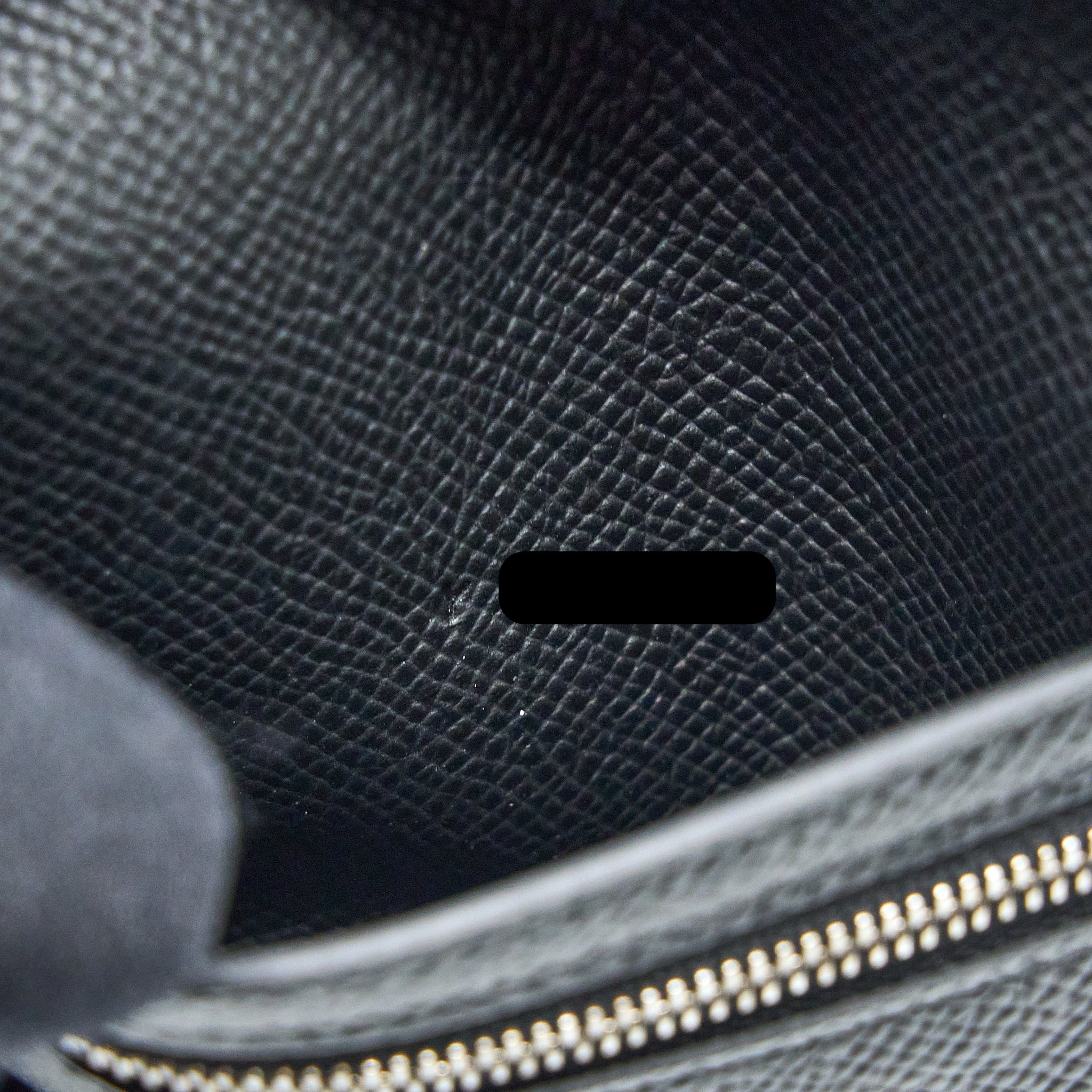 HERMES BEARN COMPACT WALLET EPSOM BLACK SHW