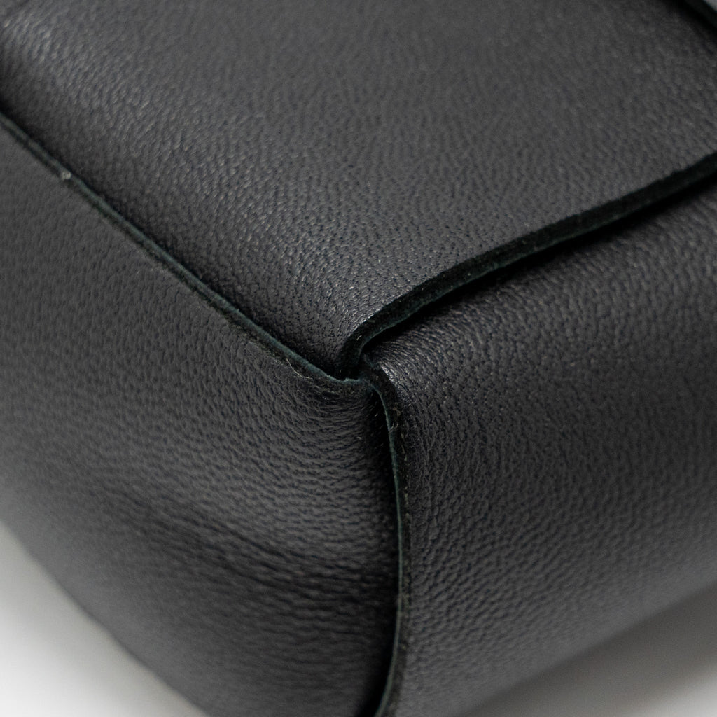 BOTTEGA VENETA CASSETTE BELT BAG LAMBSKIN BLACK GHW