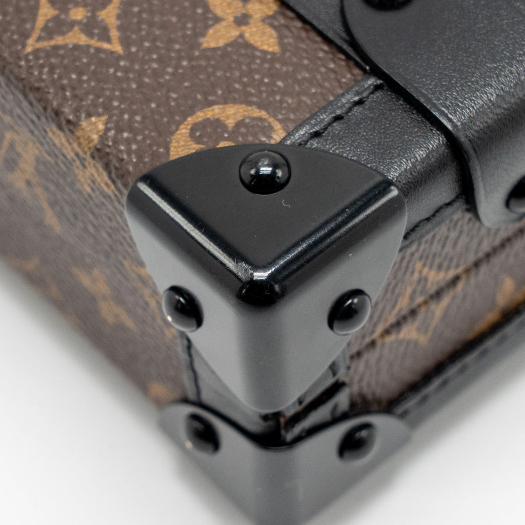 LOUIS VUITTON PETITE MALLE MONOGRAM CANVAS/SMOOTH CALFSKIN GHW
