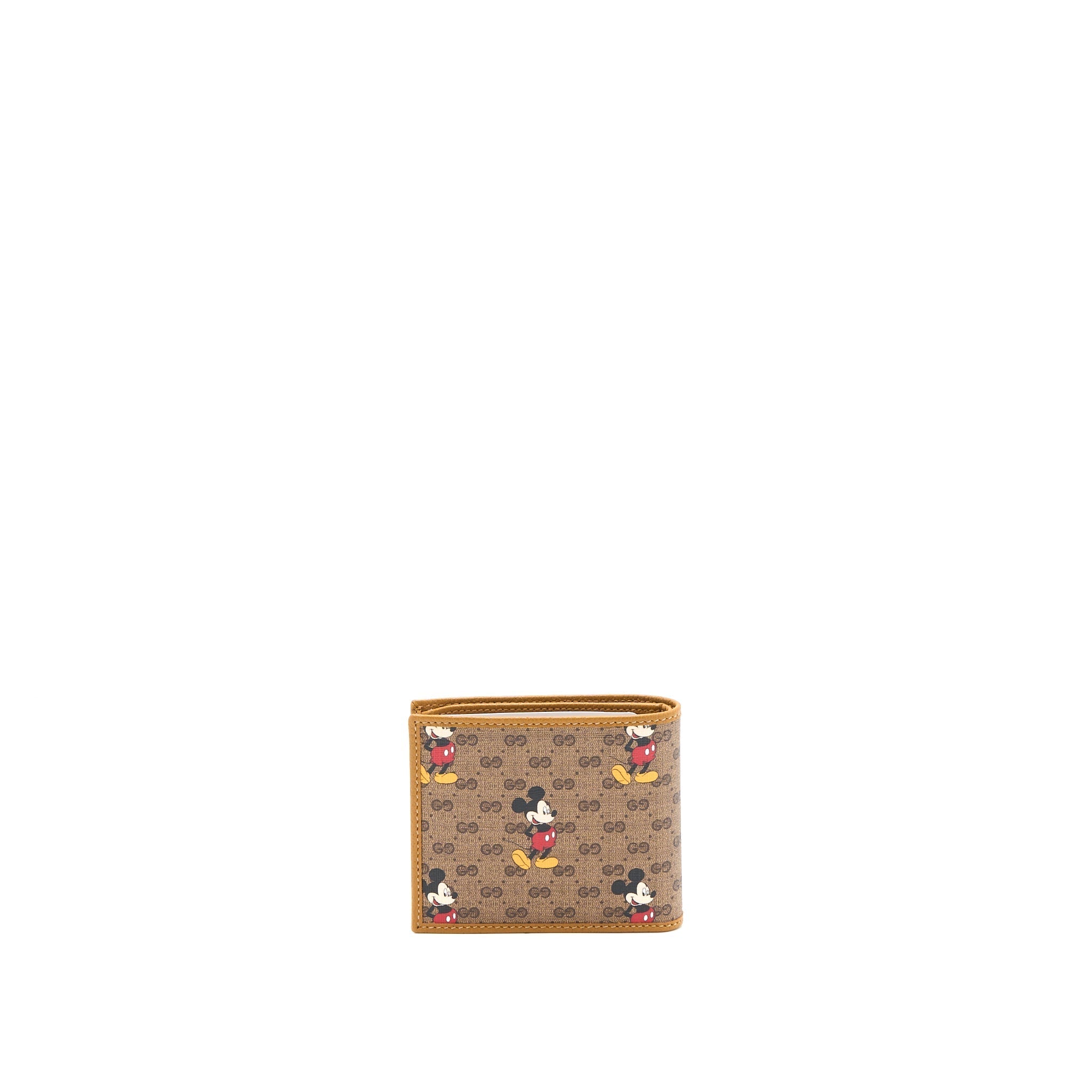 GUCCI X DISNEY MICKEY MOUSE WALLET MINI GG SUPREME BEIGE