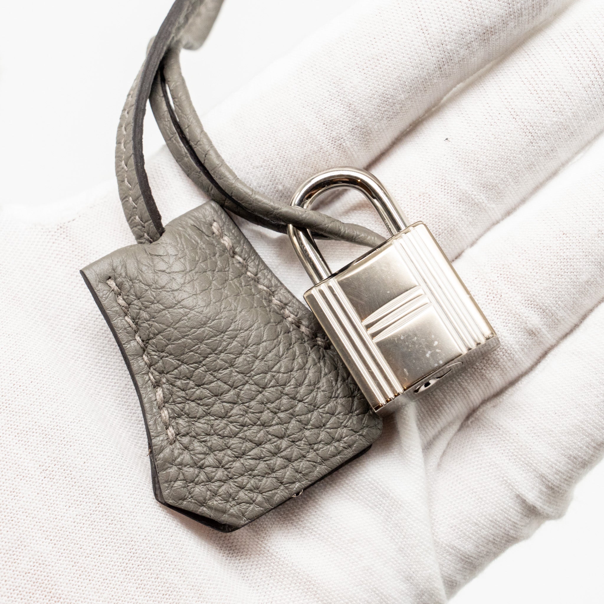 HERMES BIRKIN 30 TOGO GRIS MEYER SHW