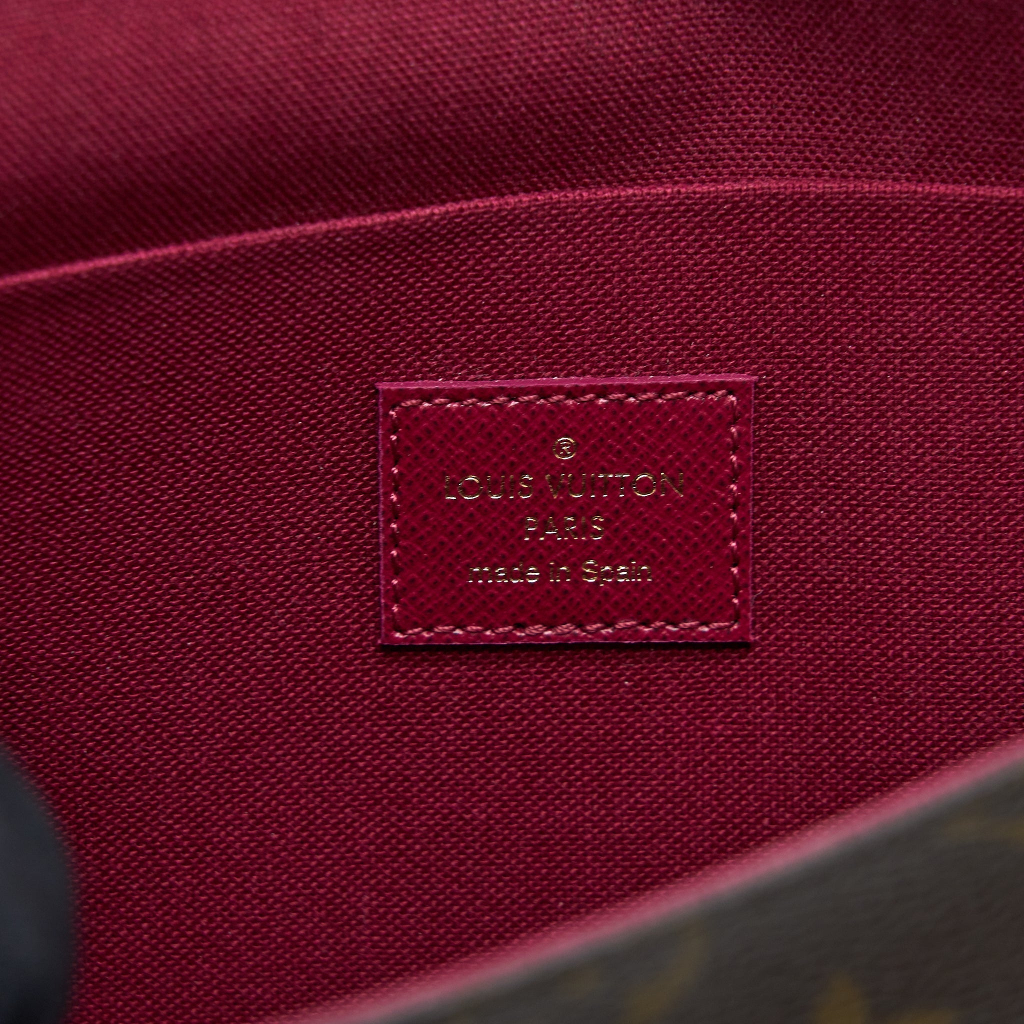 LOUIS VUITTON FELICIE POCHETTE MONOGRAM CANVAS GHW