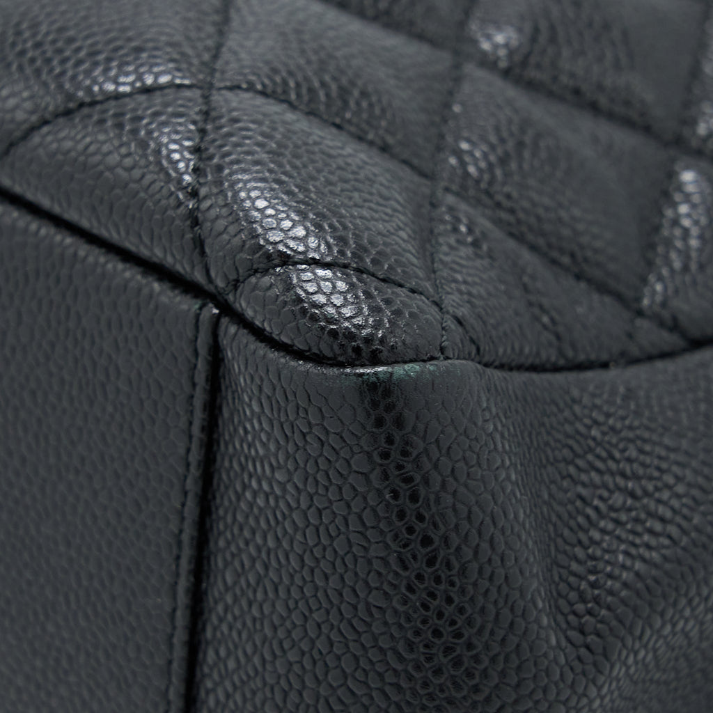 CHANEL GRAND SHOPPING TOTE / GST CAVIAR BLACK GHW