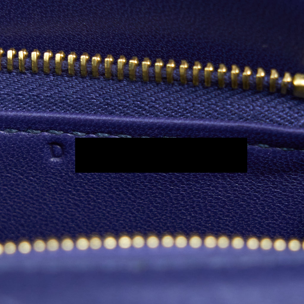 HERMES CINHETIC TO GO CHEVRE CHAMKILA BLUE SAPPHIRE GHW