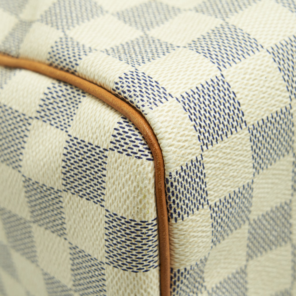 LOUIS VUITTON SPEEDY 30 DAMIER AZUR CANVAS GHW
