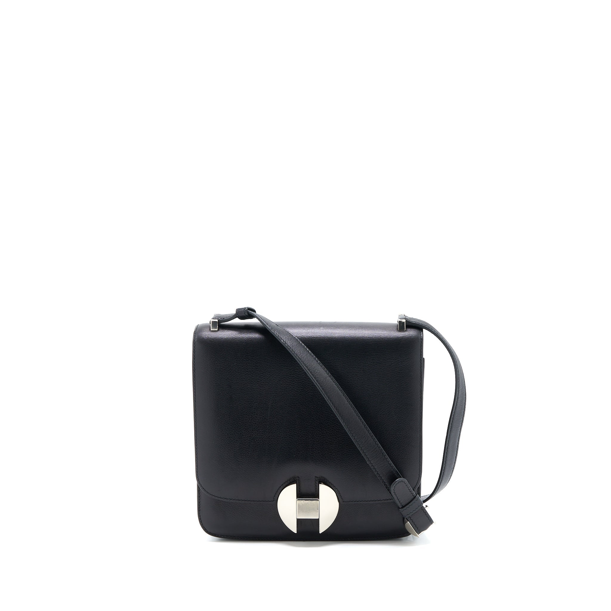 HERMES 2002 20 BAG EVERGRAIN BLACK SHW
