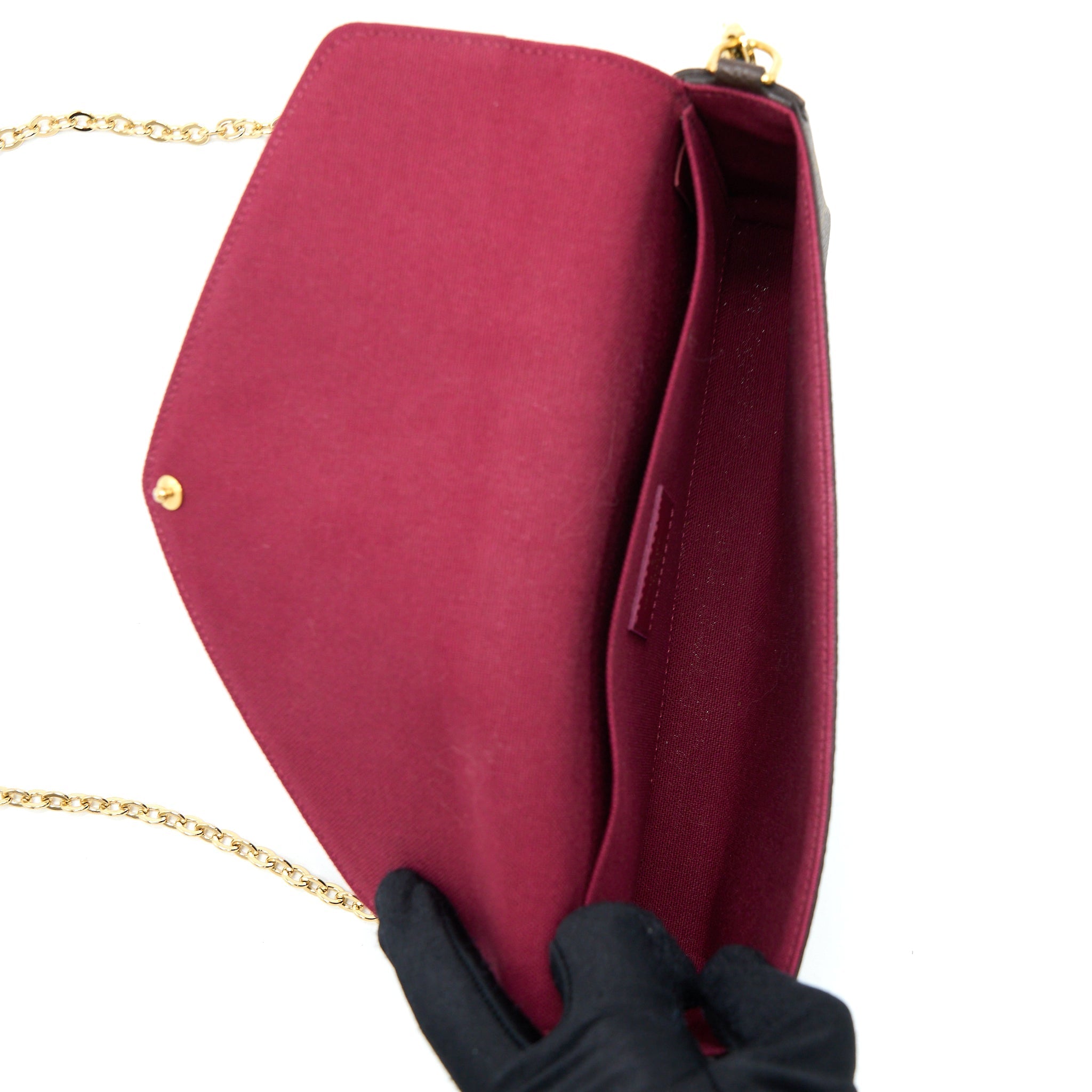 LOUIS VUITTON FELICIE POCHETTE MONOGRAM CANVAS GHW