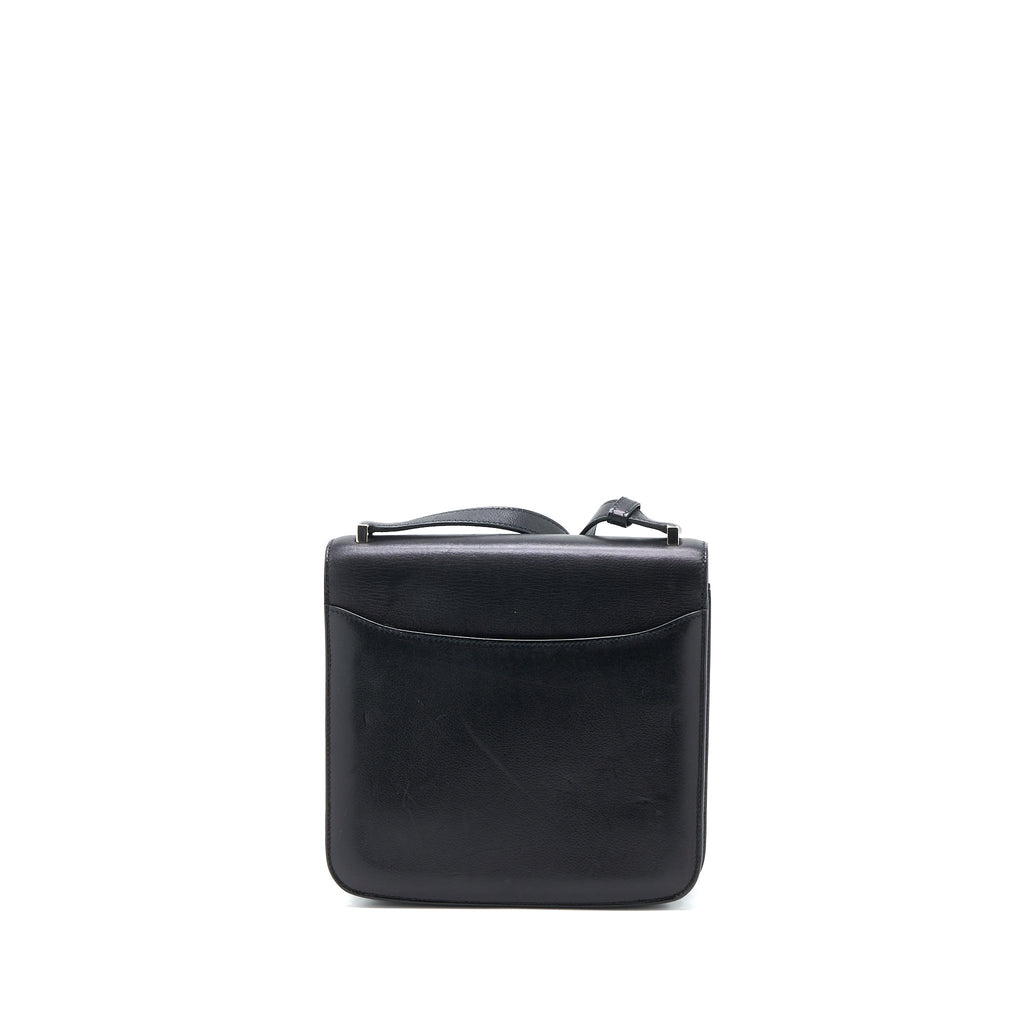 HERMES 2002 20 BAG EVERGRAIN BLACK SHW