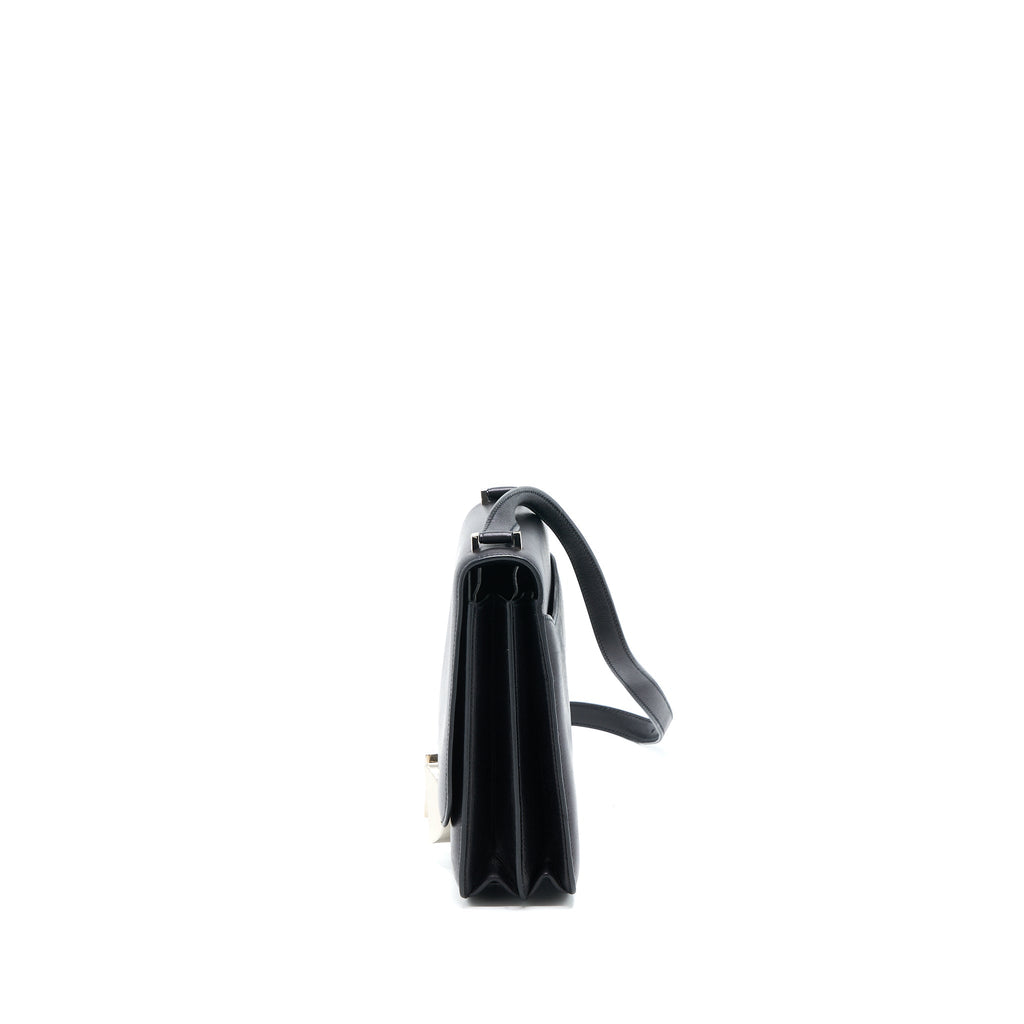 HERMES 2002 20 BAG EVERGRAIN BLACK SHW