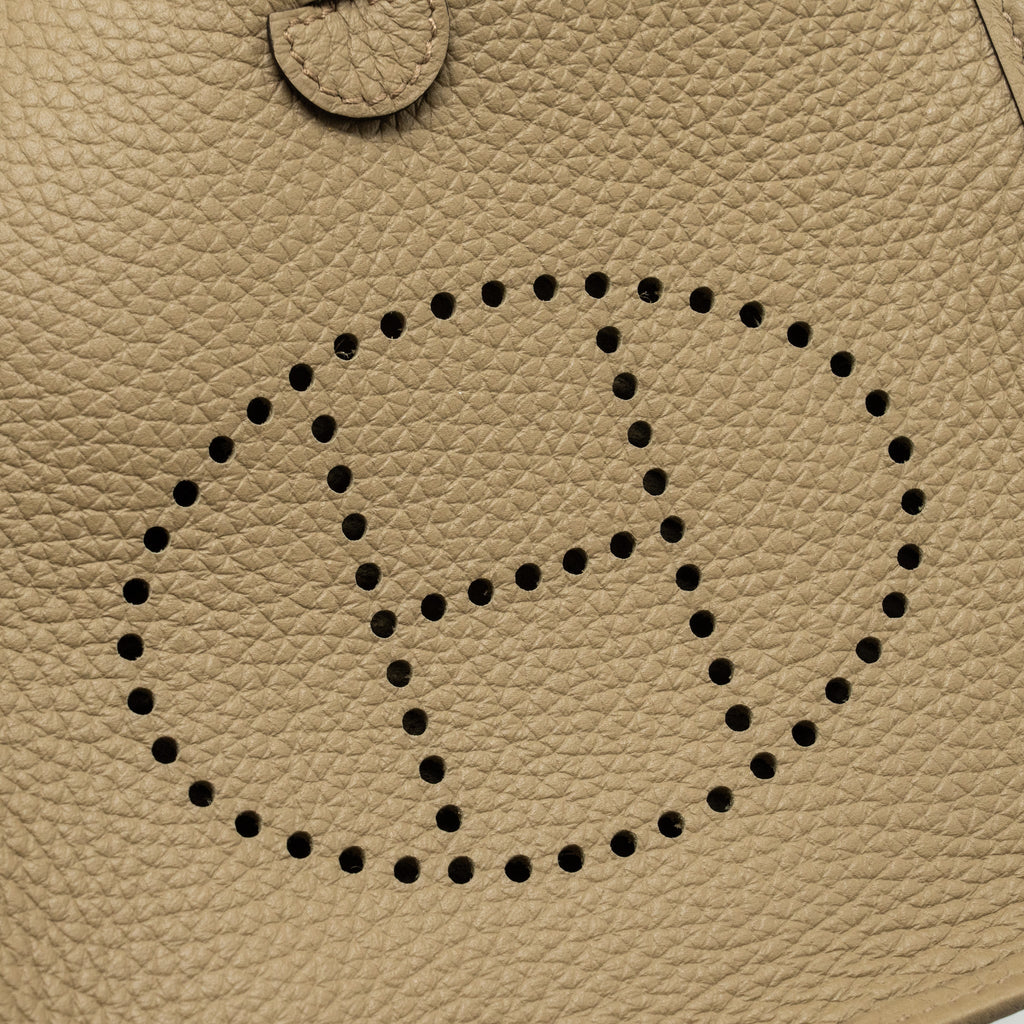HERMES MINI EVELYNE CLEMENCE BEIGE MARFA GHW