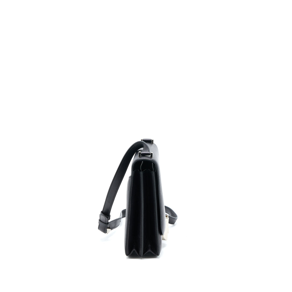 HERMES 2002 20 BAG EVERGRAIN BLACK SHW