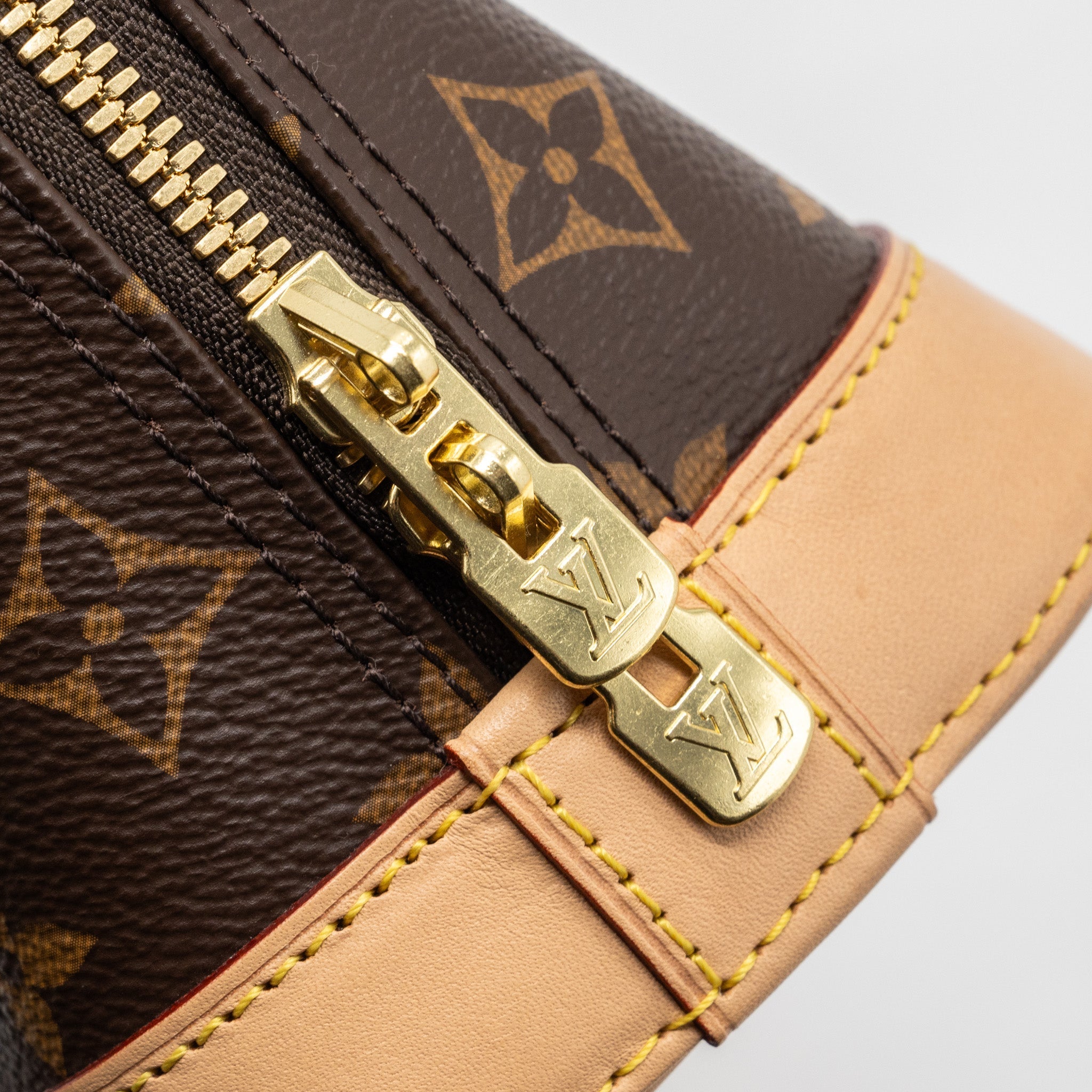 LOUIS VUITTON ALMA BB MONOGRAM CANVAS GHW