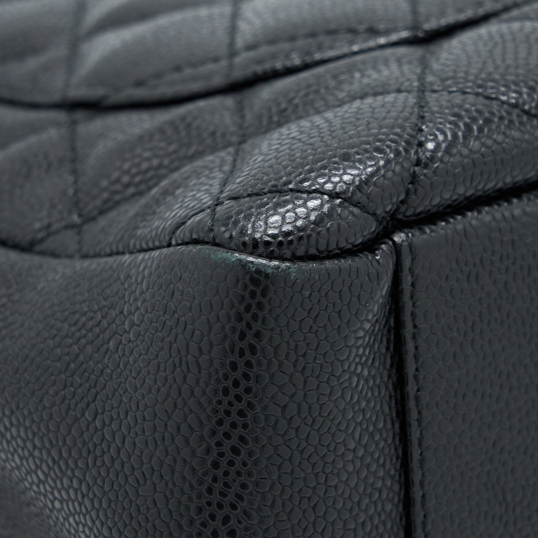 CHANEL GRAND SHOPPING TOTE / GST CAVIAR BLACK GHW