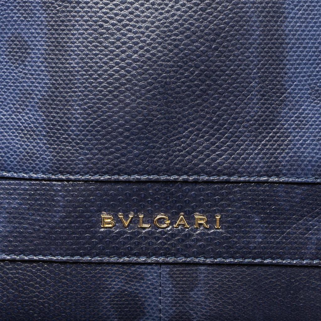 BVLGARI SERPENTI SHOULDER BAG KARUNG SKIN DARK PURPLE LGHW