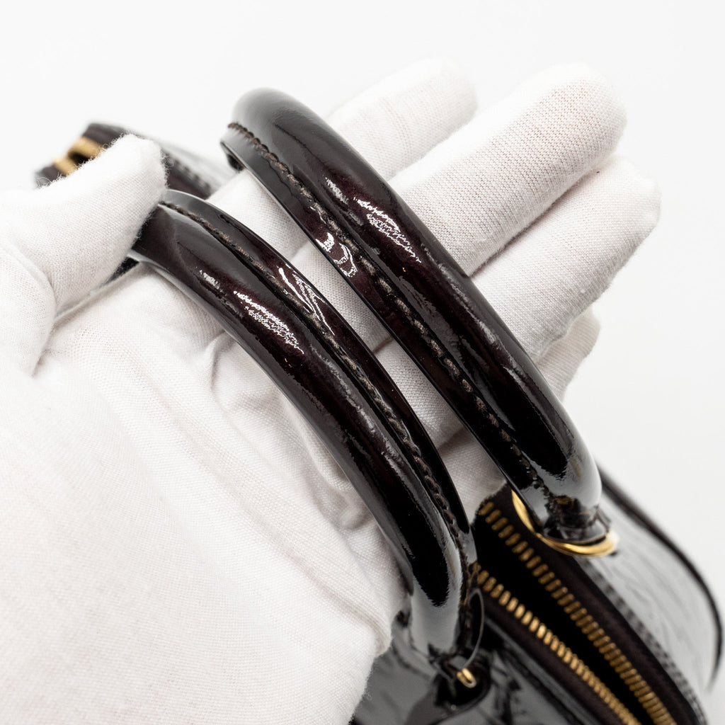 LOUIS VUITTON ALMA BB PATENT AMATANTE GHW