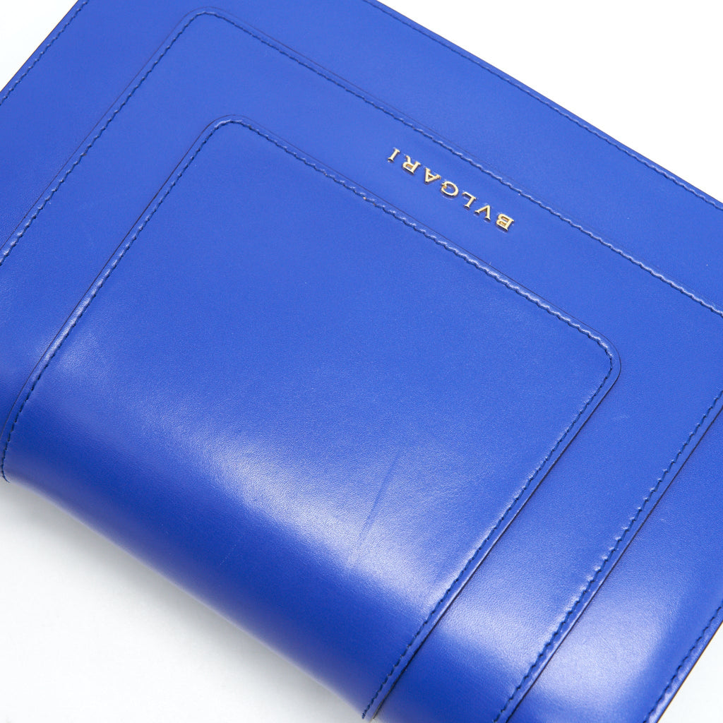 BVLGARI SERPENTI FOREVER SHOULDER BAG IN BLUE GHW