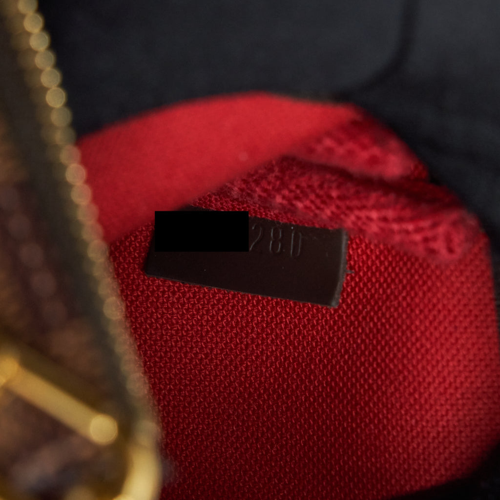 LOUIS VUITTON MINI POCHETTE ACCESSORIES DAMIER EBENE CANVAS GHW