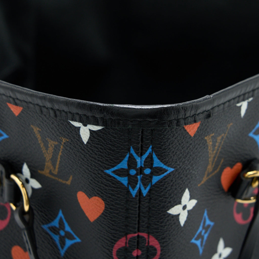 LOUIS VUITTON GAME ON MM NEVERFULL MULTICOLOUR GHW