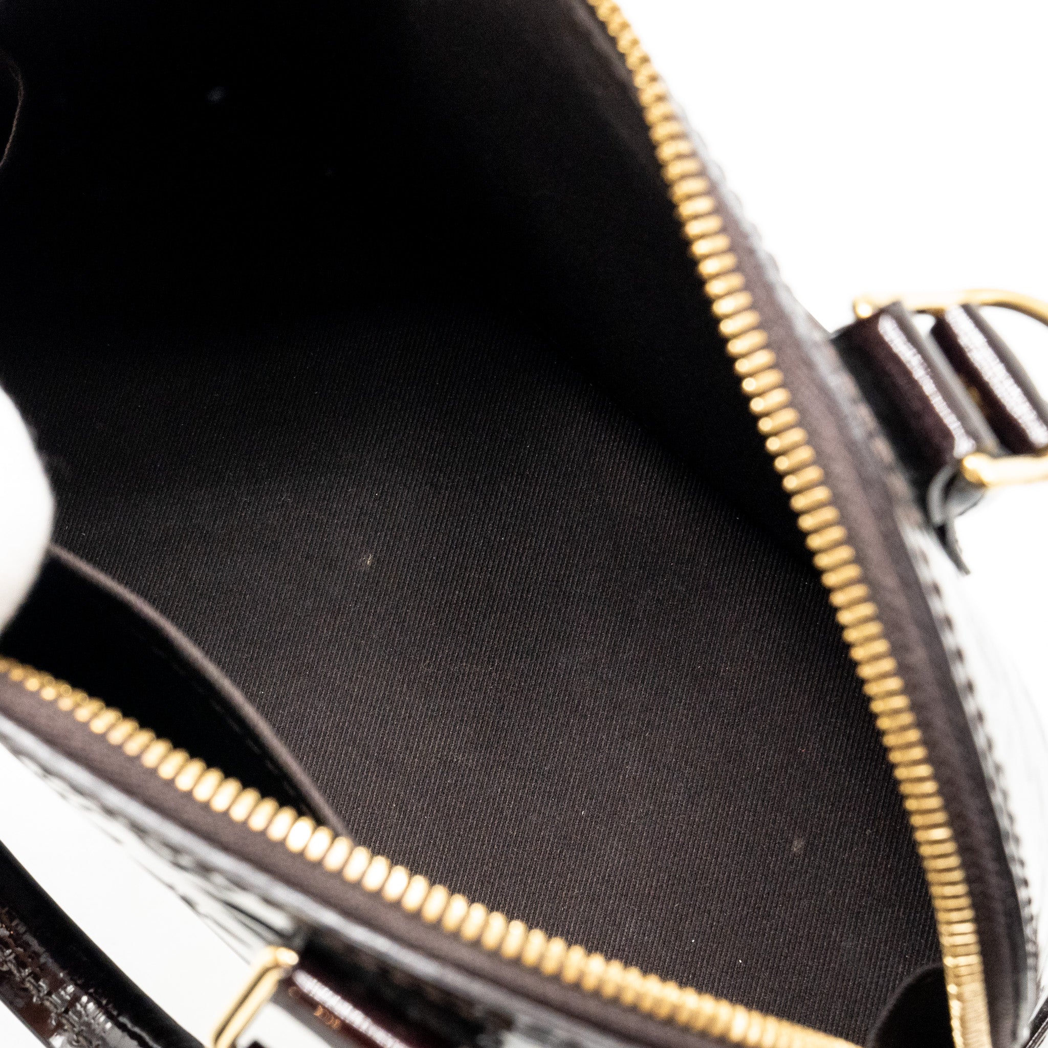 LOUIS VUITTON ALMA BB PATENT AMATANTE GHW