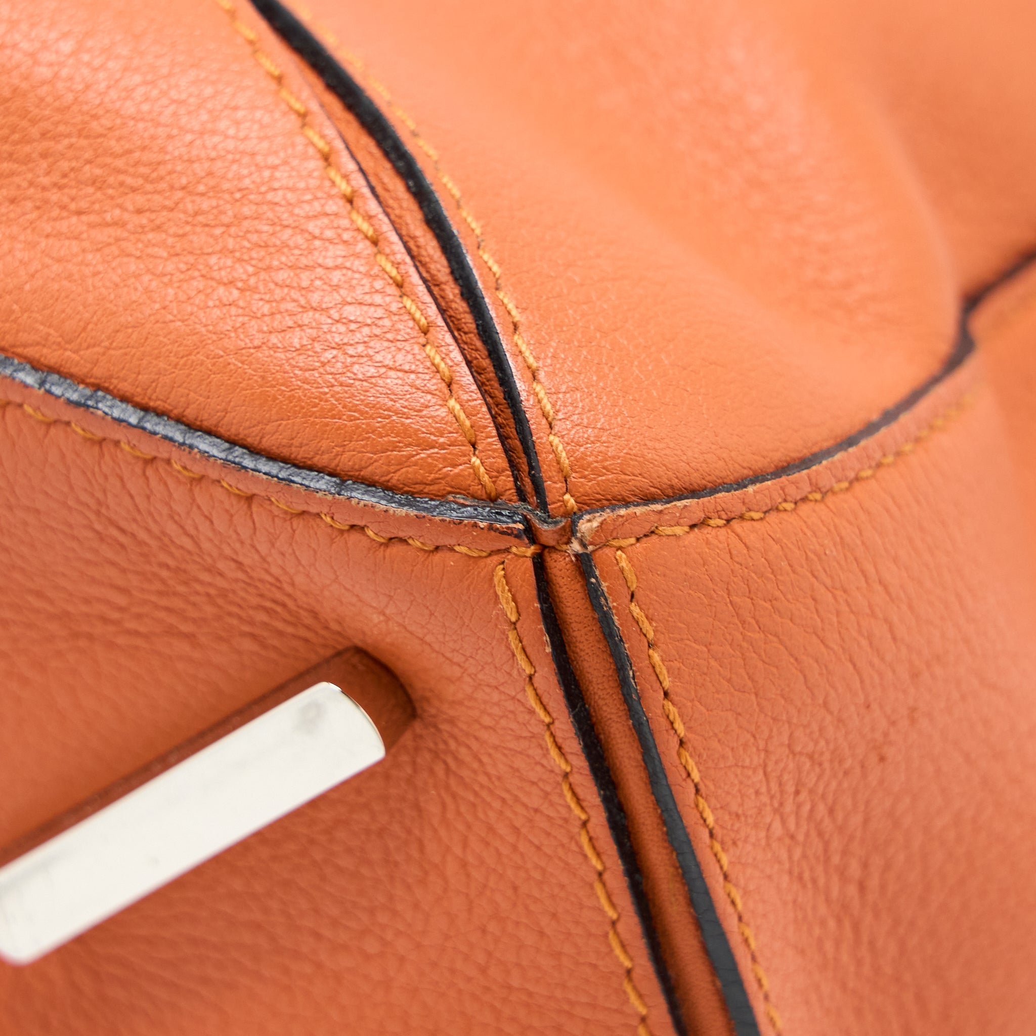LOEWE MEDIUM PUZZLE BAG CALFSKIN ORANGE SHW