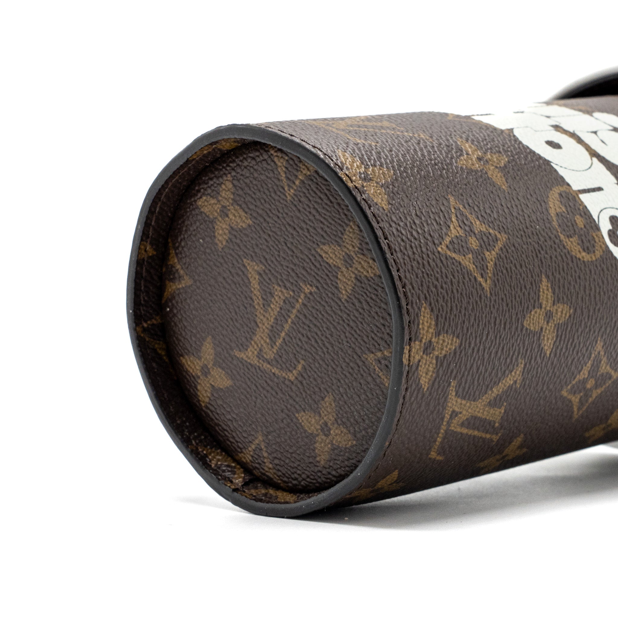 LOUIS VUITTON COFFEE CUP BAG LIMITED EDITION MONOGRAM CANVAS BROWN HARDWARE (NEW VERSION)