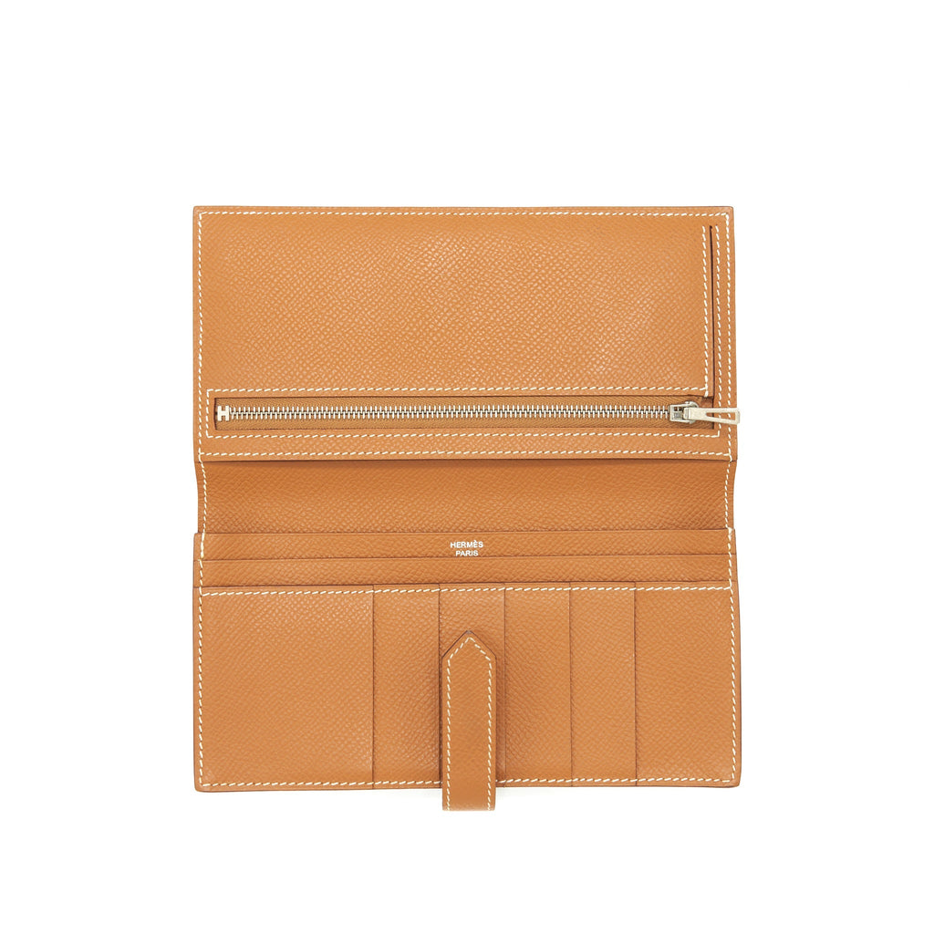 HERMES BEARN WALLET EPSOM GOLD SHW