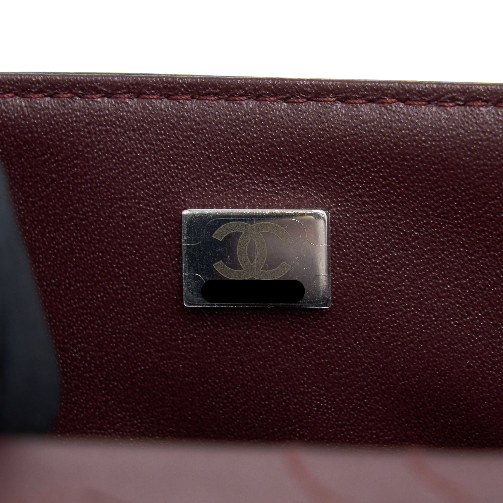 CHANEL 2.55 SMALL REISSUE FLAP BAG AGED CALFSKIN RUTHENIUM SHW (MICROCHIP)