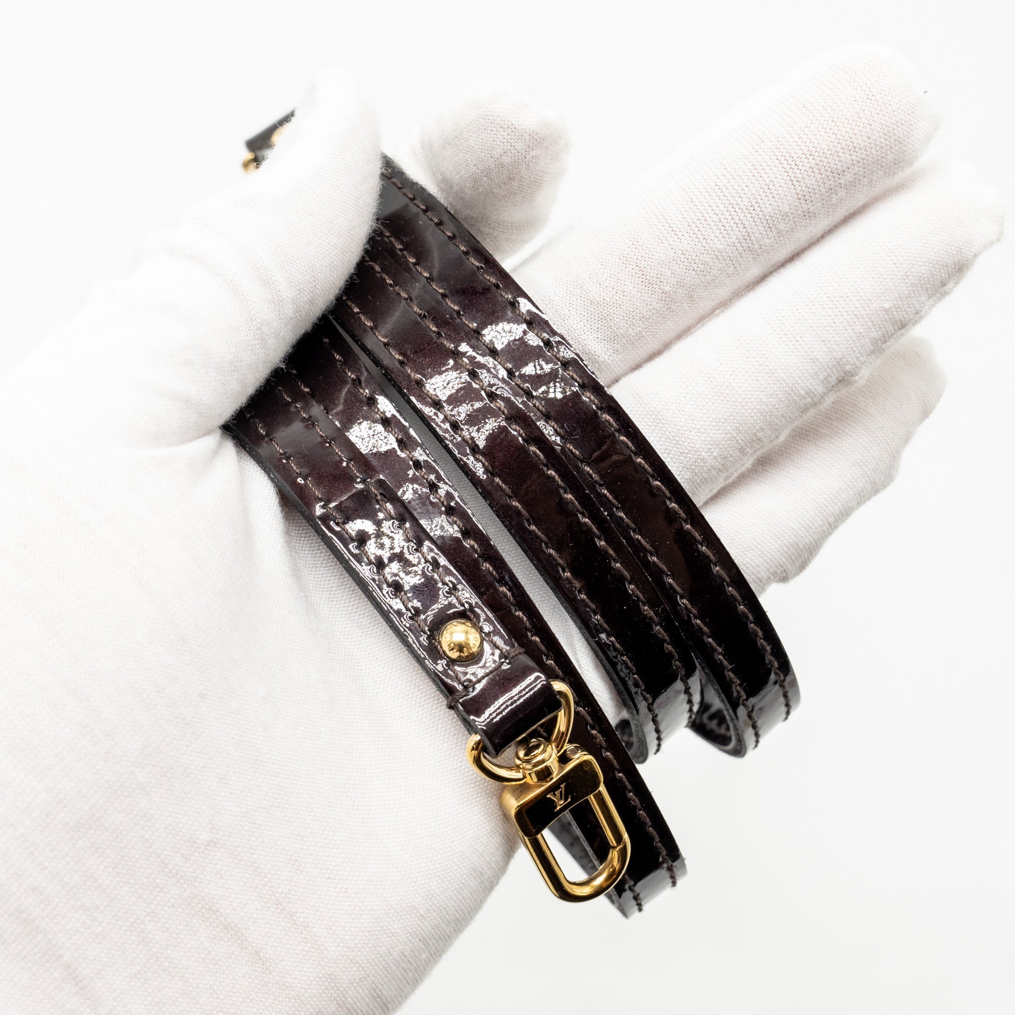 LOUIS VUITTON ALMA BB PATENT AMATANTE GHW
