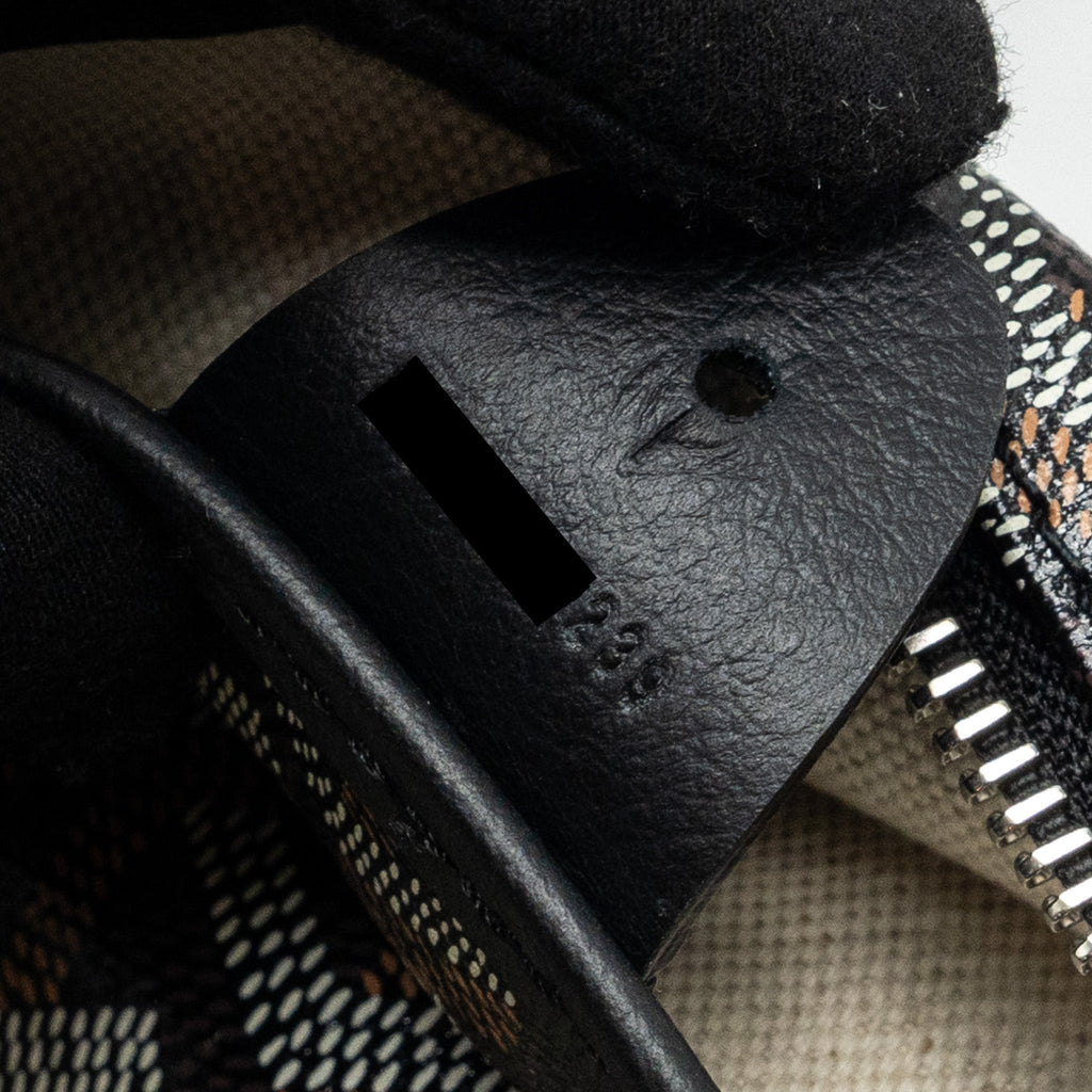 GOYARD ARTOIS MM TOTE GOYARDLINE CANVAS / CALFSKIN BLACK SHW