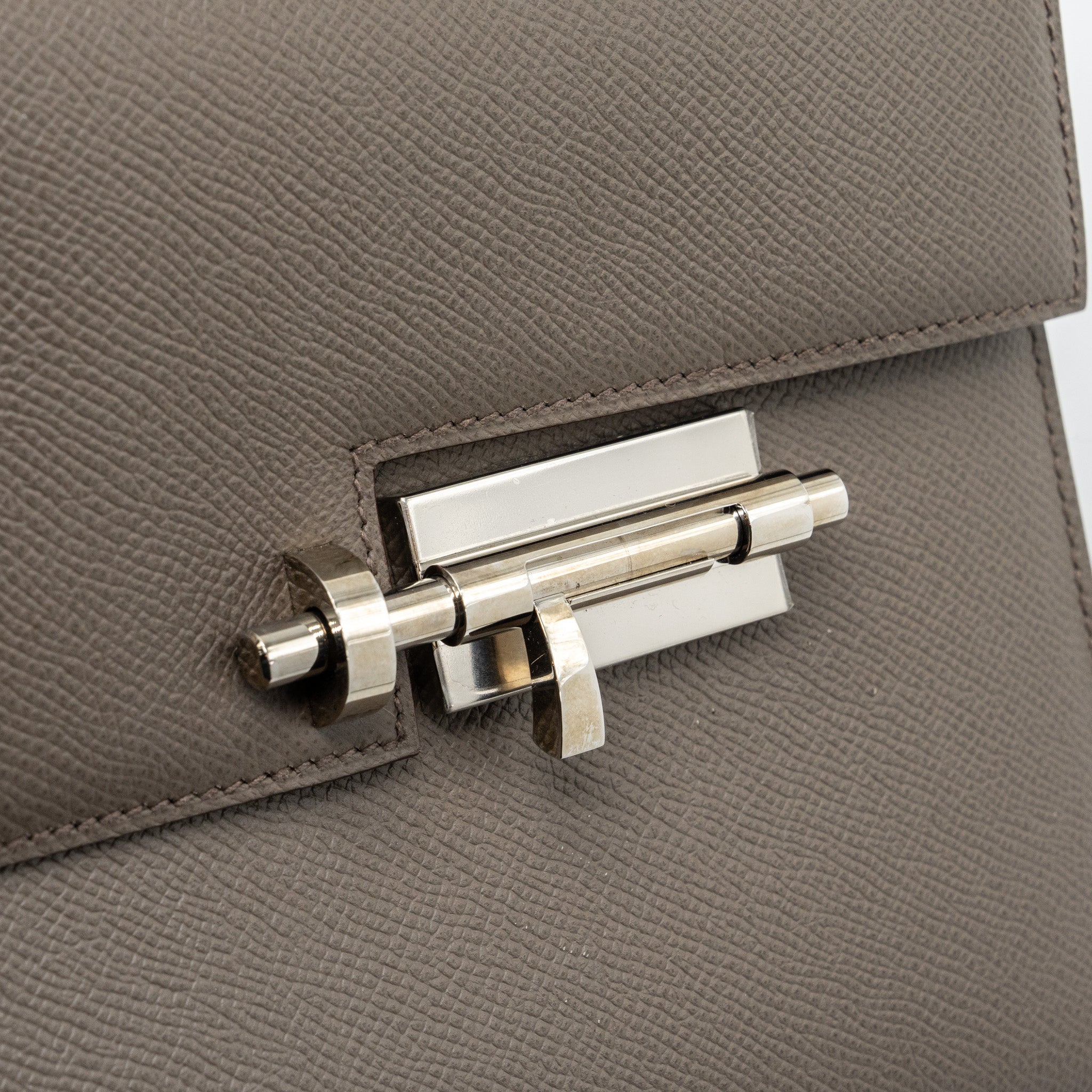 HERMES VERROU 21 EPSOM GRIS ETAIN SHW