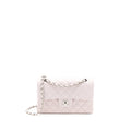 CHANEL SMALL CLASSIC DOUBLE FLAP LAMBSKIN LIGHT PURPLE SHW (MICROCHIP)