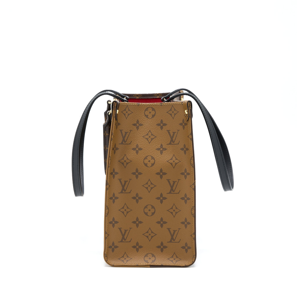 LOUIS VUITTON ON THE GO MM MONOGRAM CANVAS GHW