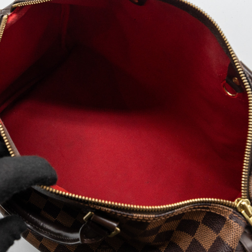 LOUIS VUITTON SPEEDY 35 DAMIER EBENE GHW