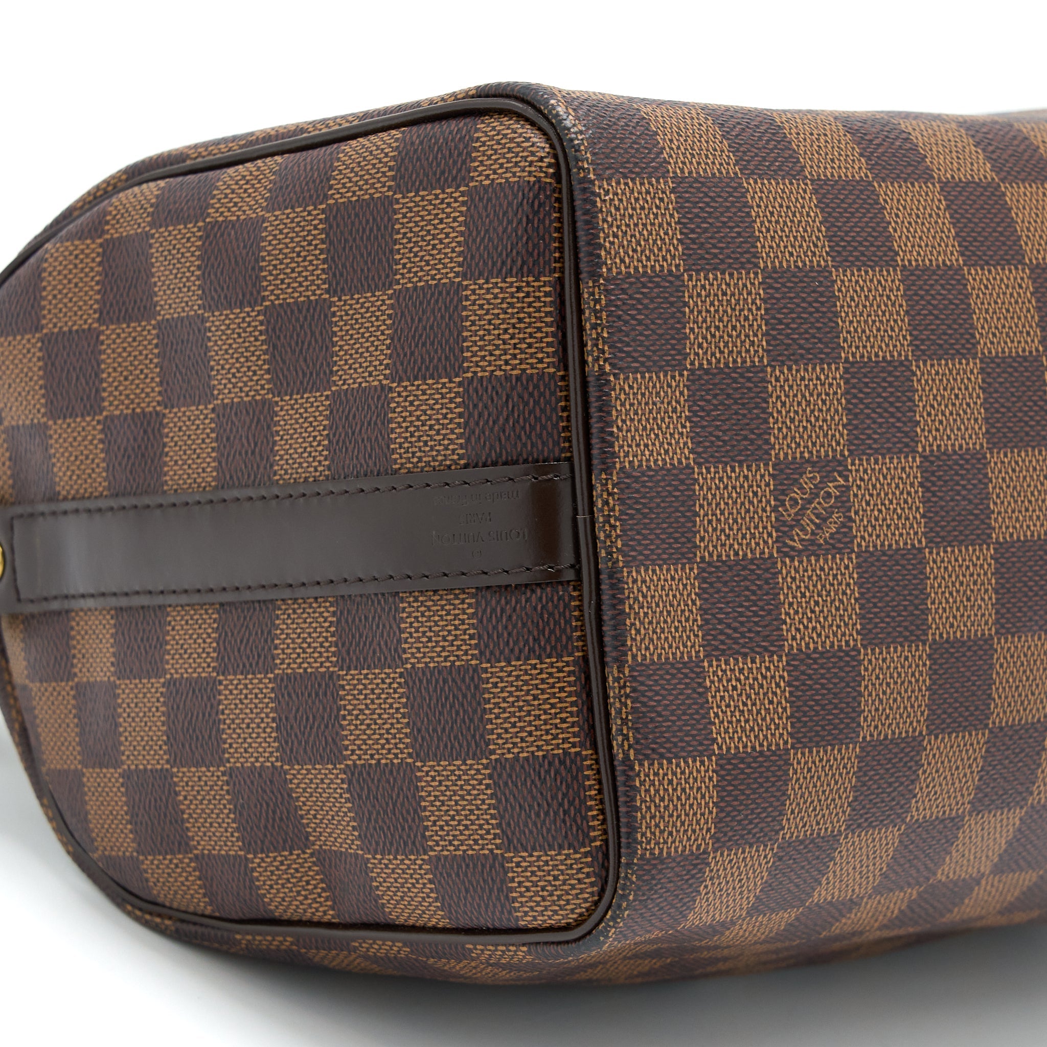LOUIS VUITTON SPEEDY 25 DAMIER EBENE GHW