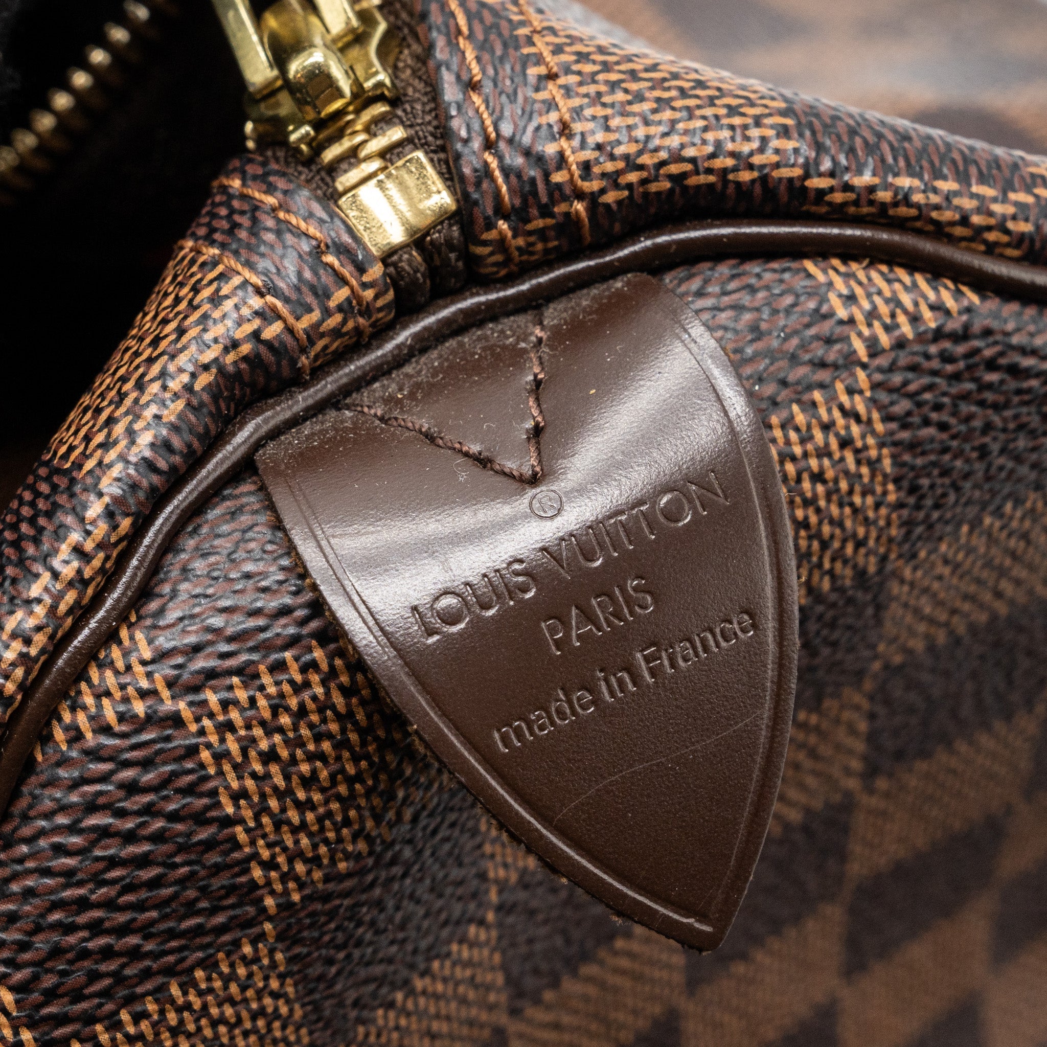 LOUIS VUITTON SPEEDY 35 DAMIER EBENE GHW