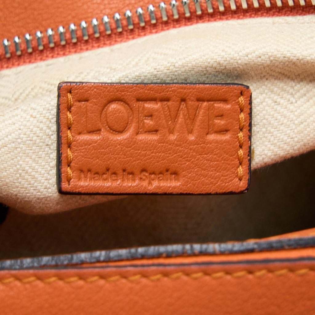 LOEWE MEDIUM PUZZLE BAG CALFSKIN ORANGE SHW
