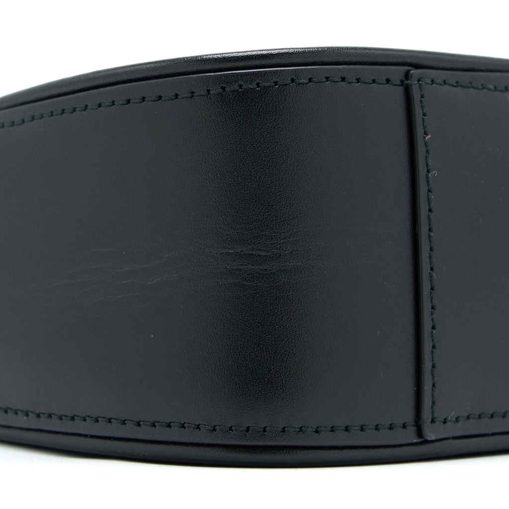 SAINT LAURENT LE 5 A 7 SMOOTH CALFSKIN BLACK BRUSHED GHW