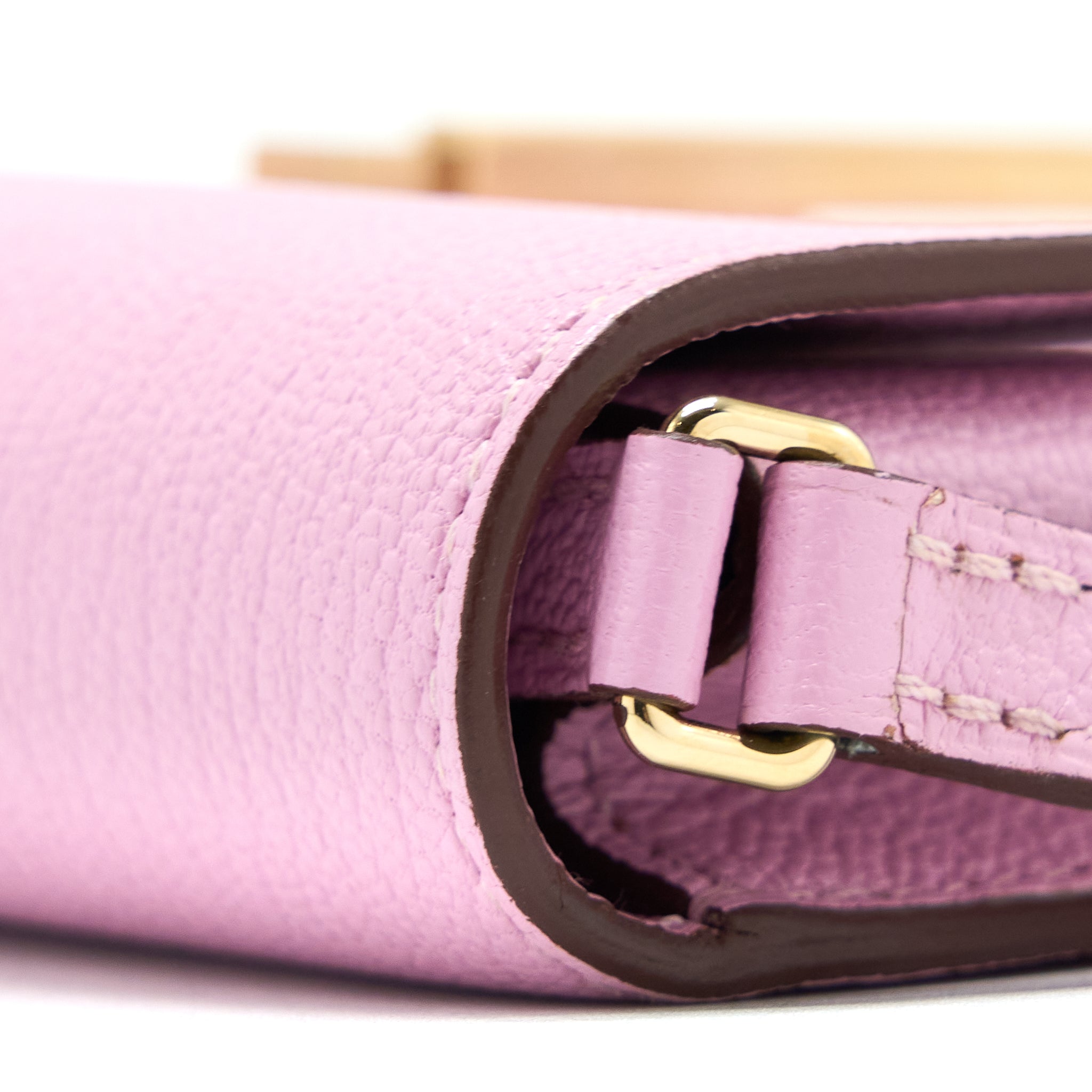 HERMES CINHETIC TO GO CHÈVRE MYSORE X9 MAUVE SYLVESTRE GHW