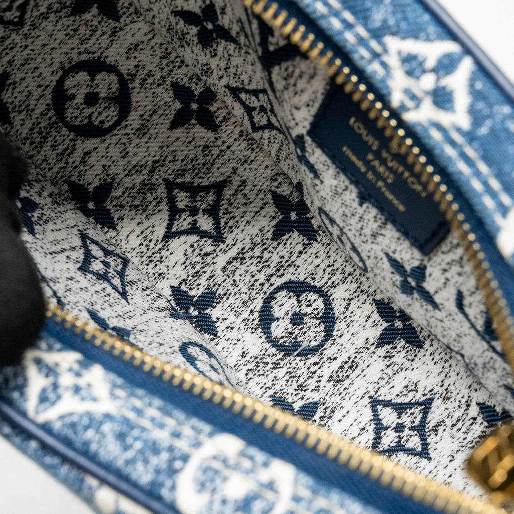 LOUIS VUITTON LOOP BAG DENIM BLUE GHW