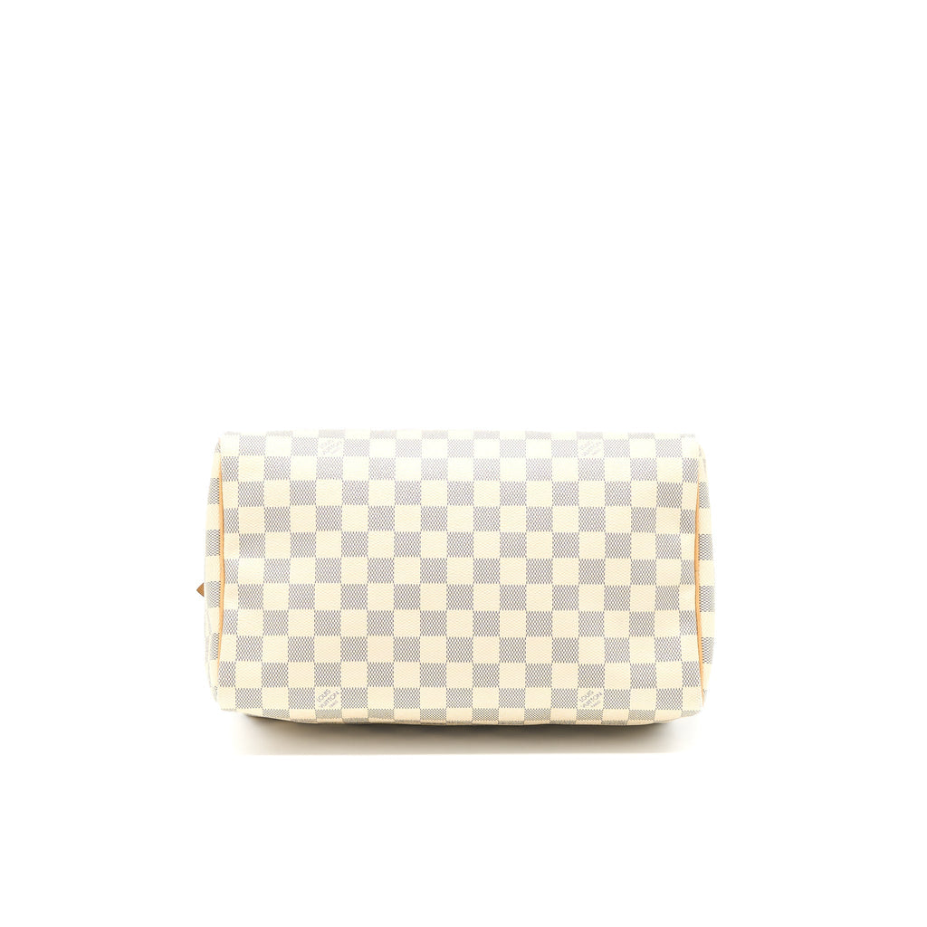 LOUIS VUITTON SPEEDY 30 DAMIER AZUR CANVAS GHW