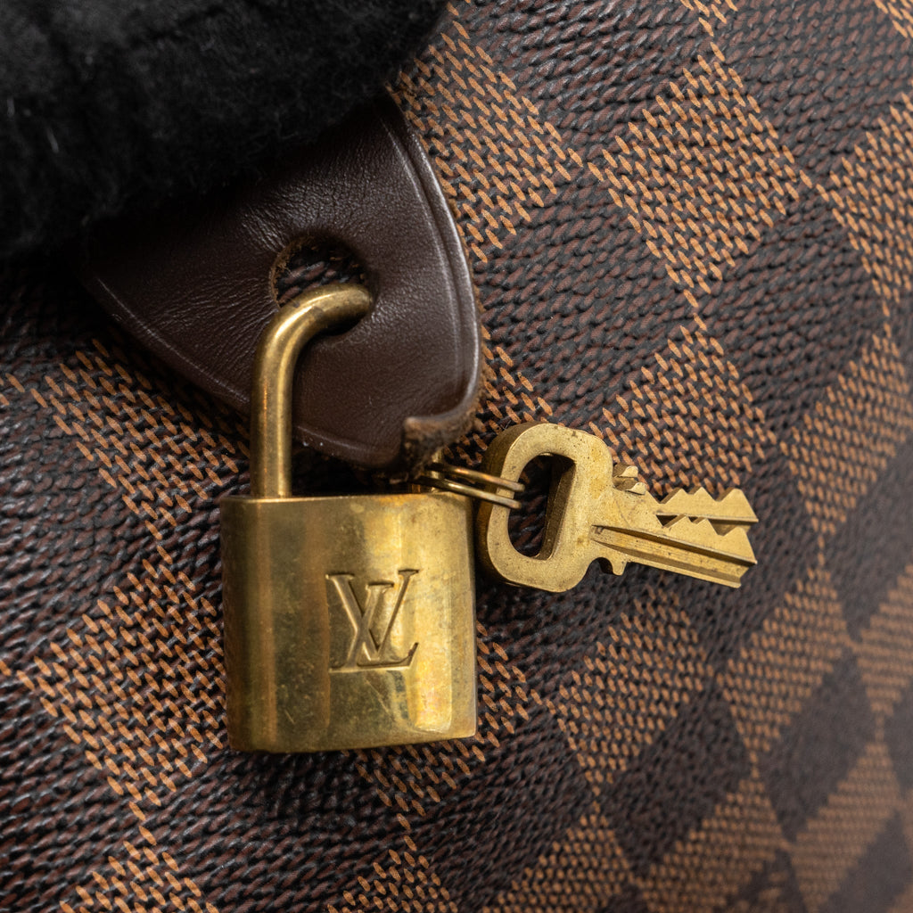LOUIS VUITTON SPEEDY 35 DAMIER EBENE GHW