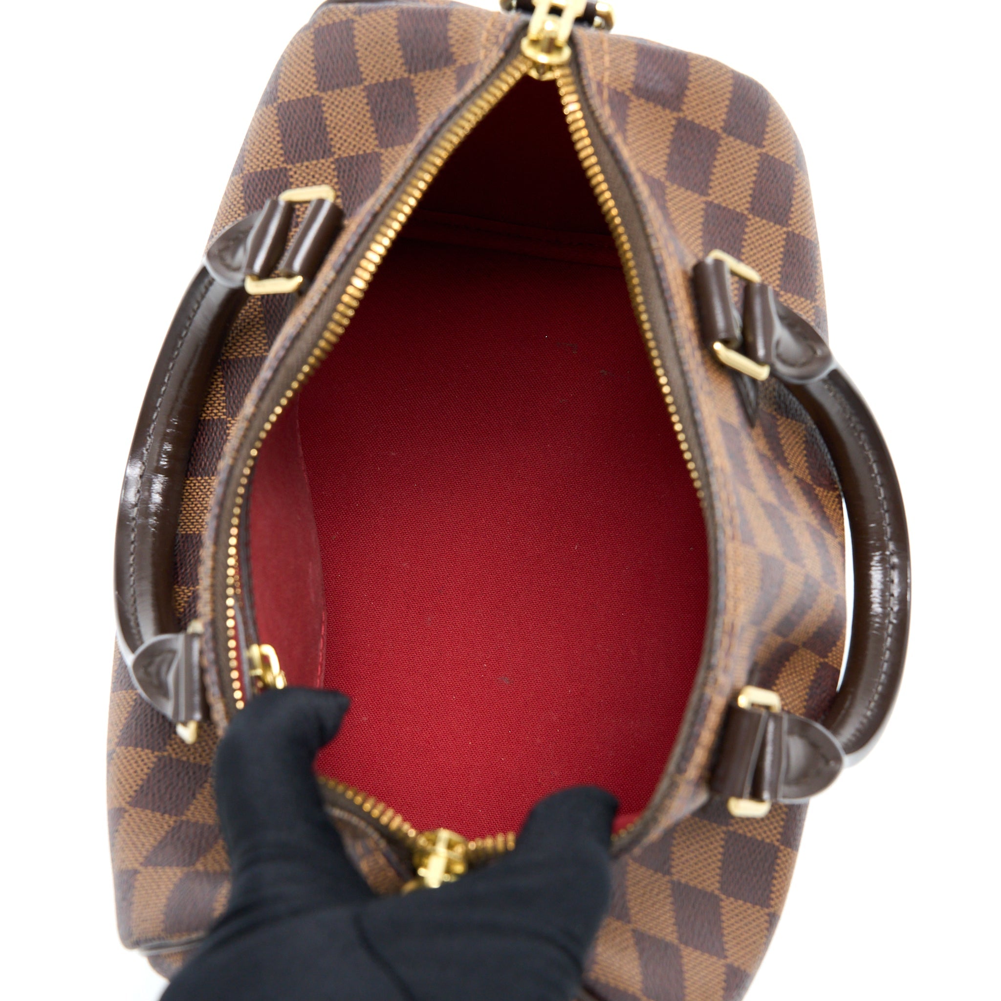 LOUIS VUITTON SPEEDY 25 DAMIER EBENE GHW
